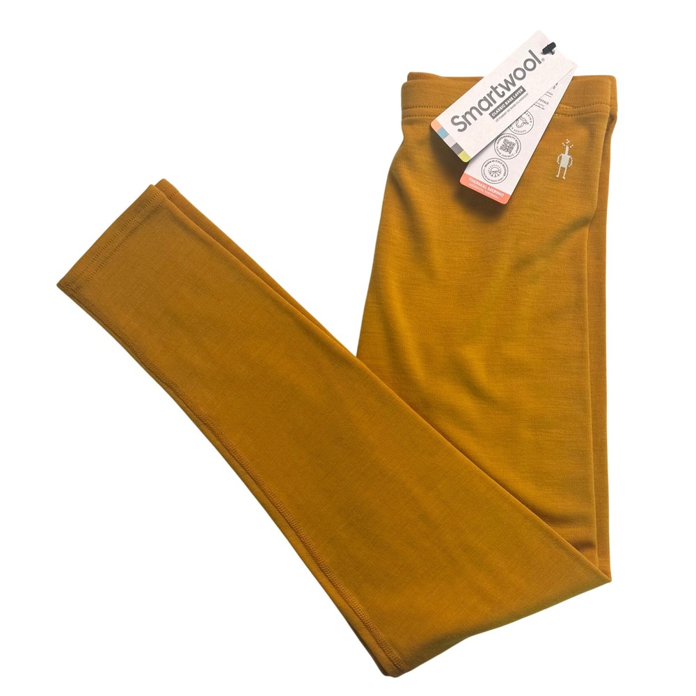 Smartwool Kids XL Classic Thermal Merino Base Layer Bottom Honey Gold